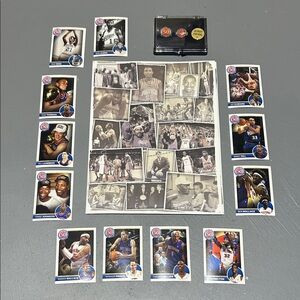 Detroit Pistons Bundle (Pins, Cards, Booklet)